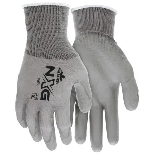 9666M MCR Safety Memphis Gloves, Medium, Nylon, Gray, Knit Wrist Cuff