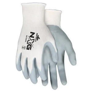 9673GWL MCR Safety Memphis Gloves, Large, Nylon, Gray, Knit Wrist Cuff