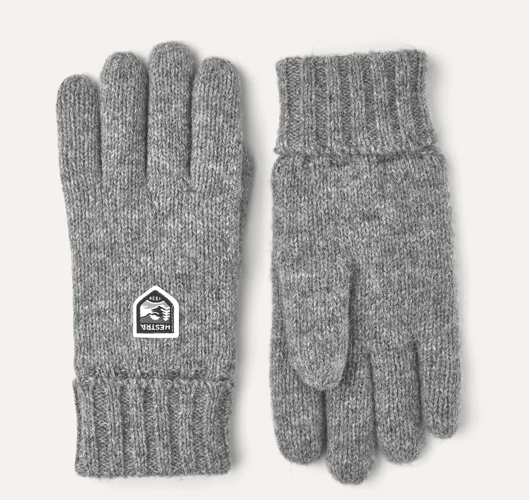 Basic Wool Glove Grey