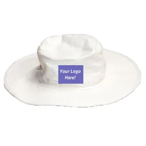 Custom Embroidered or screen printed - Broad Brim Hats