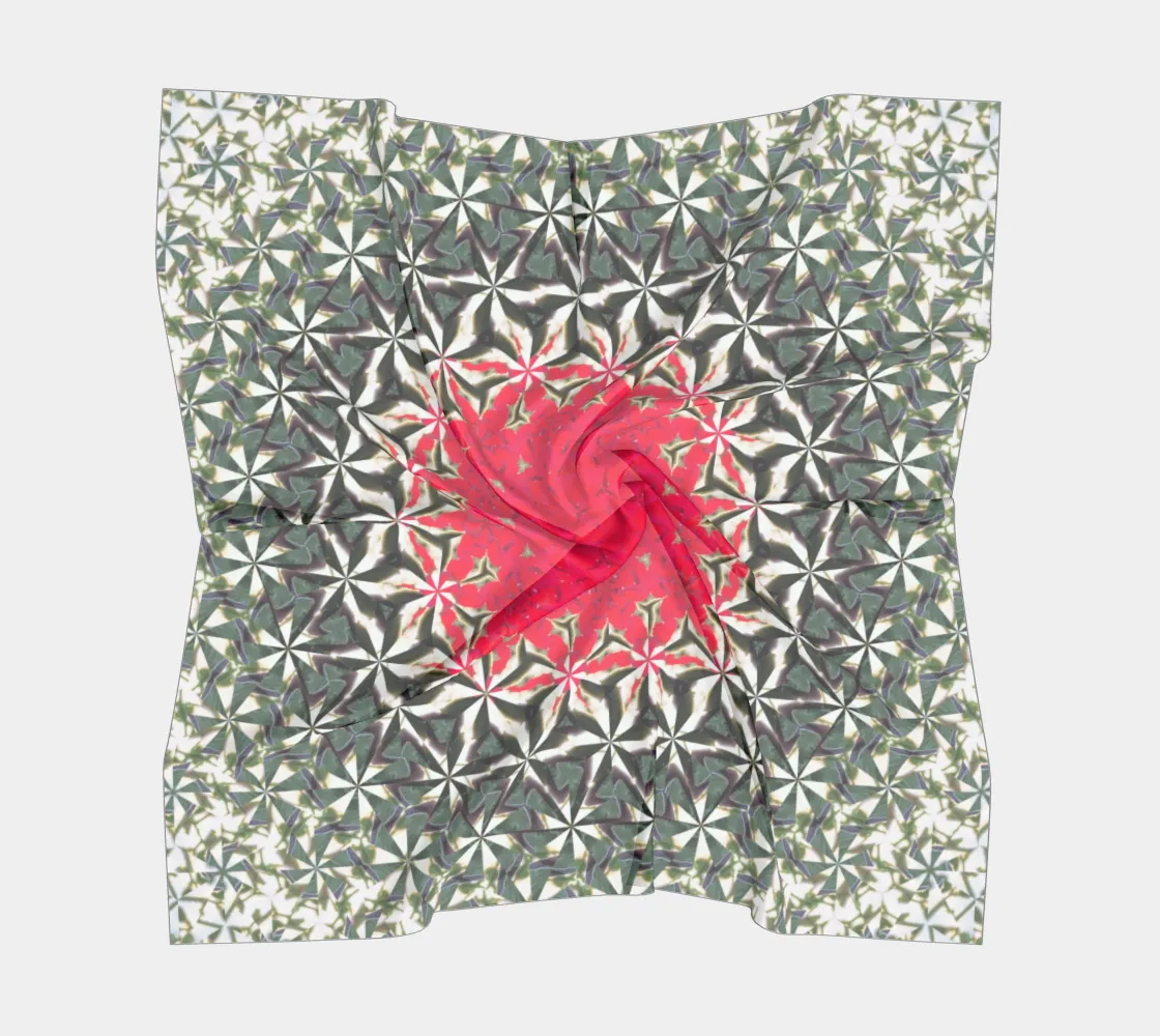 Hollyhocks Scarf