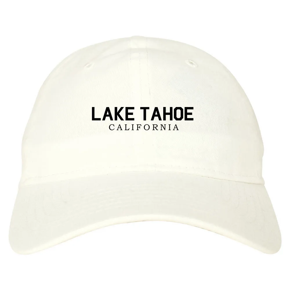 Lake Tahoe California Mountains Mens Dad Hat Baseball Cap