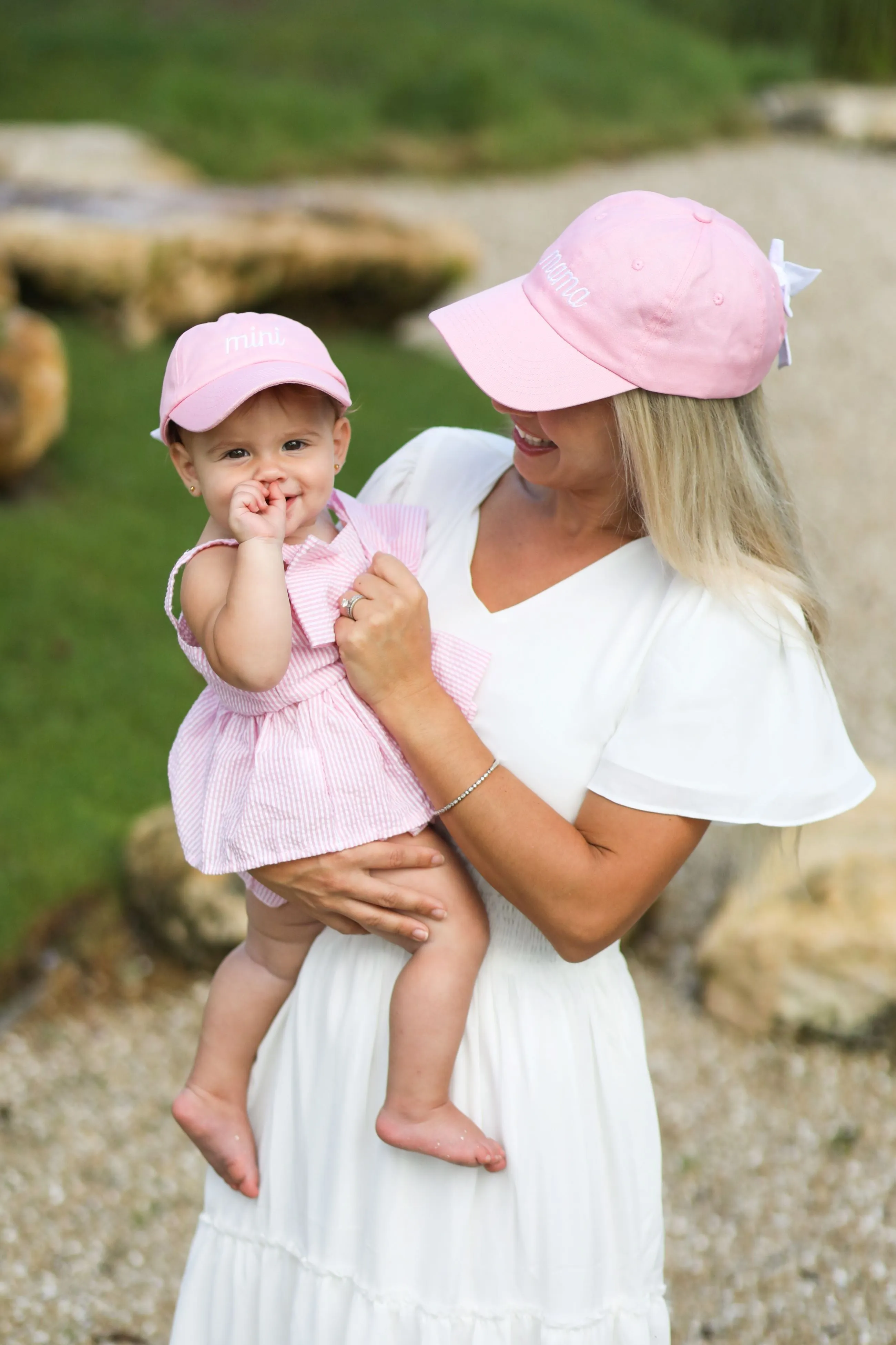 Mama/mini Bow Baseball Hat (baby, Women)