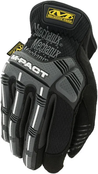 Mechanixwear M-Pact® Open Cuff Glove in Black/Grey