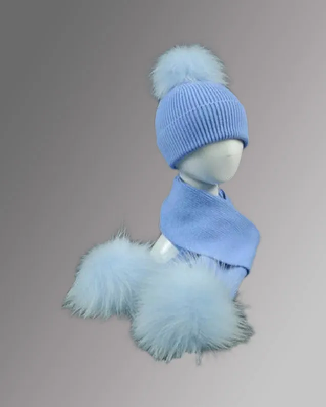 Mini Hat Scarves Set