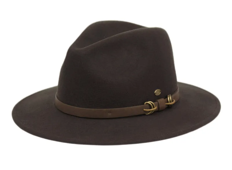 Morgan | Flat Brim Outback Fedora