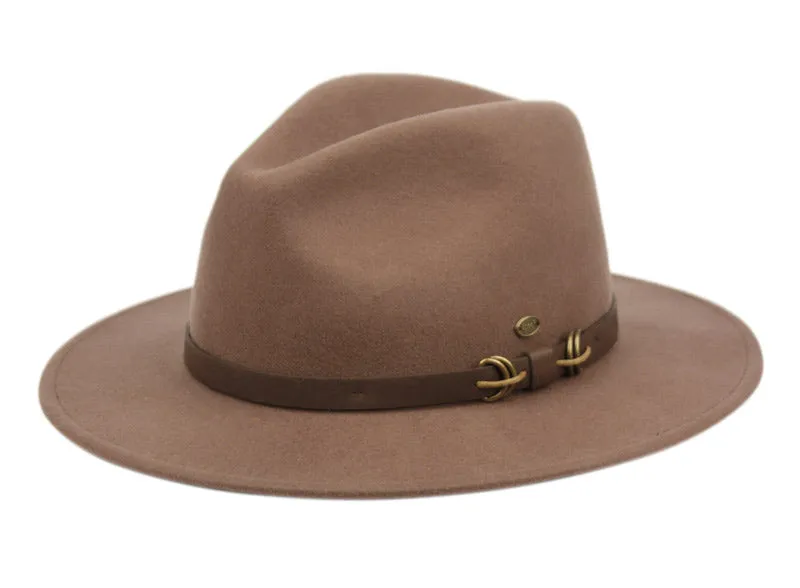 Morgan | Flat Brim Outback Fedora