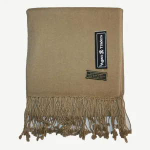 PS 100 Original Cashmere Pashmina Scarf Shawl Throw Nepal 28 X 74 inches