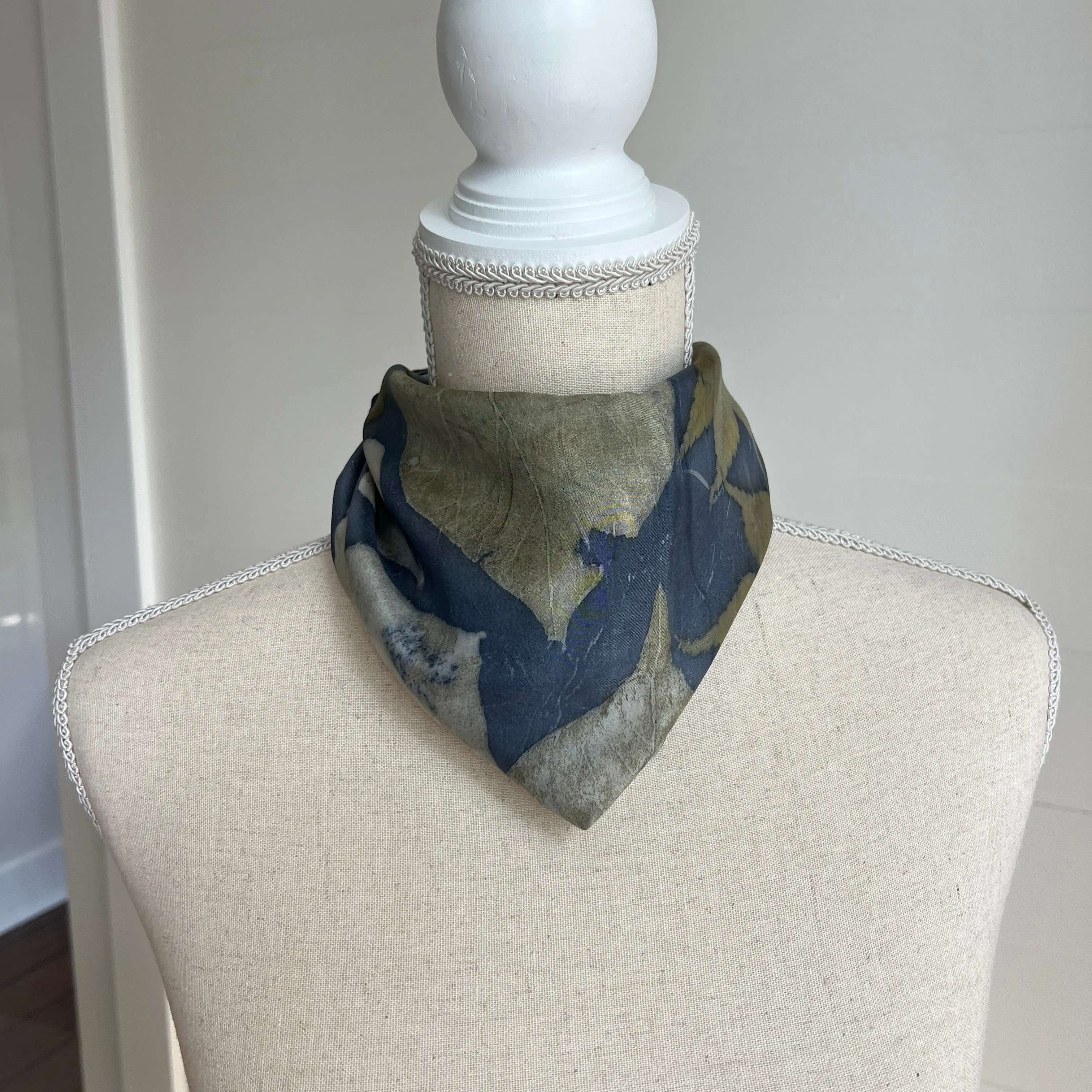 Silk Scarf - Lynn Dark Logwood Elegance