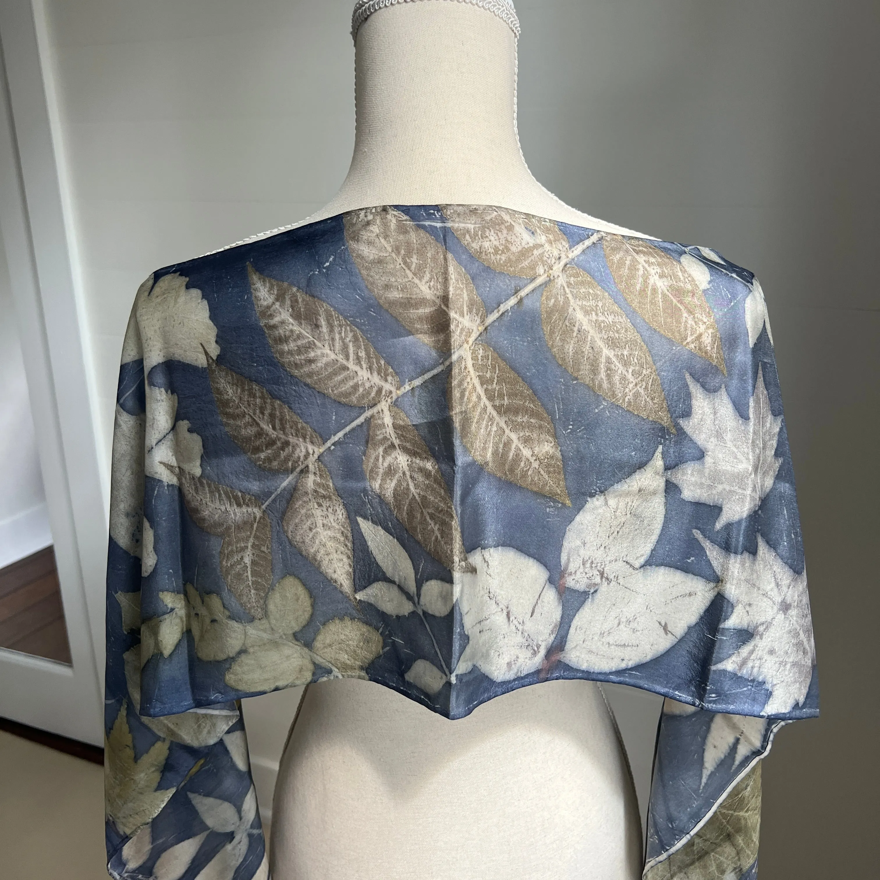 Silk Scarf - Lynn Dark Logwood Elegance