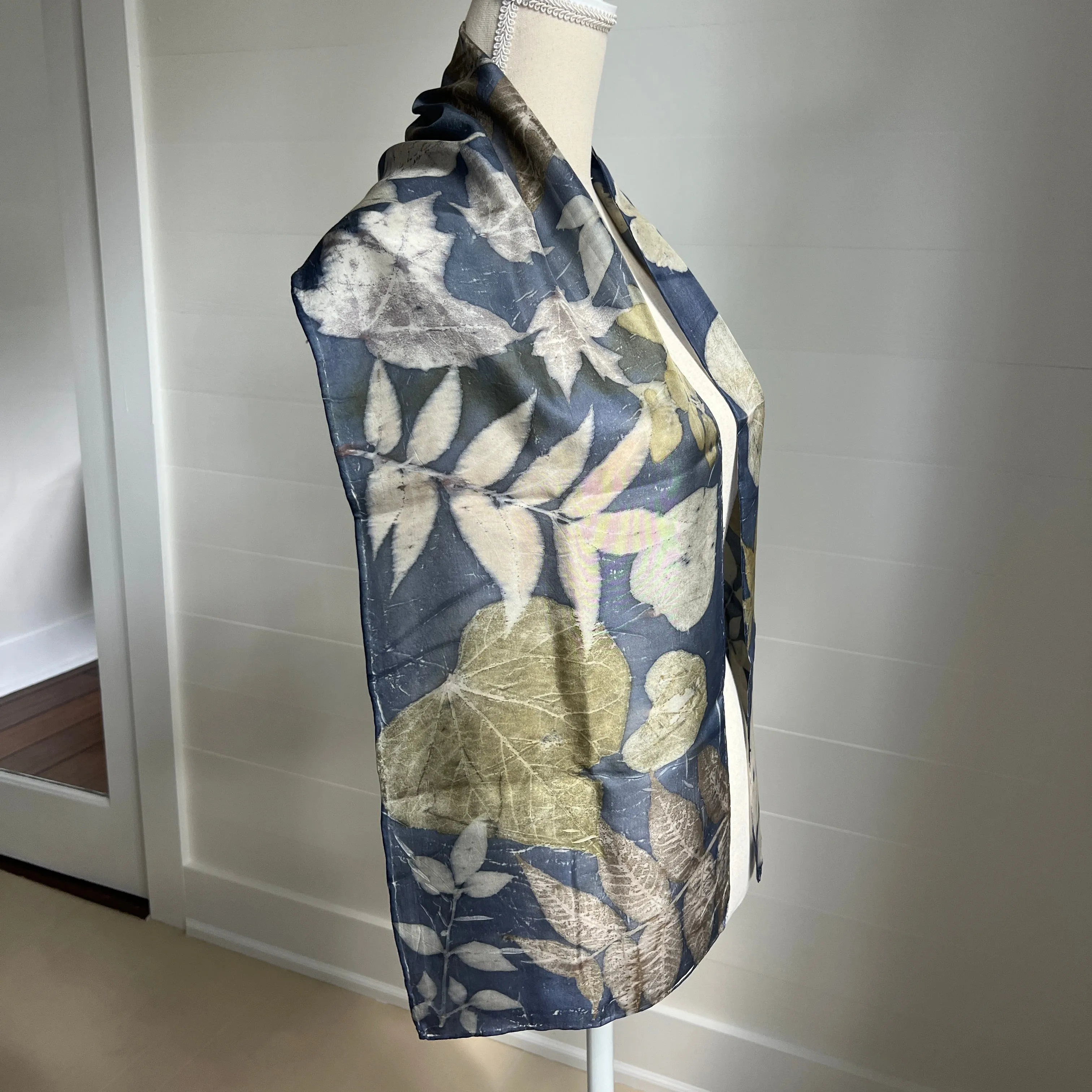 Silk Scarf - Lynn Dark Logwood Elegance