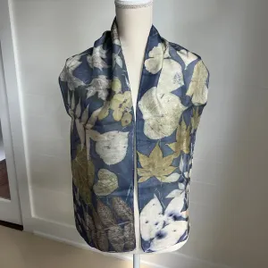 Silk Scarf - Lynn Dark Logwood Elegance