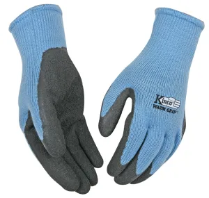Warm Grip 1790W-L Protective Gloves, Women's, L, Knit Wrist Cuff, Acrylic, Gray :PR: QUANTITY: 1