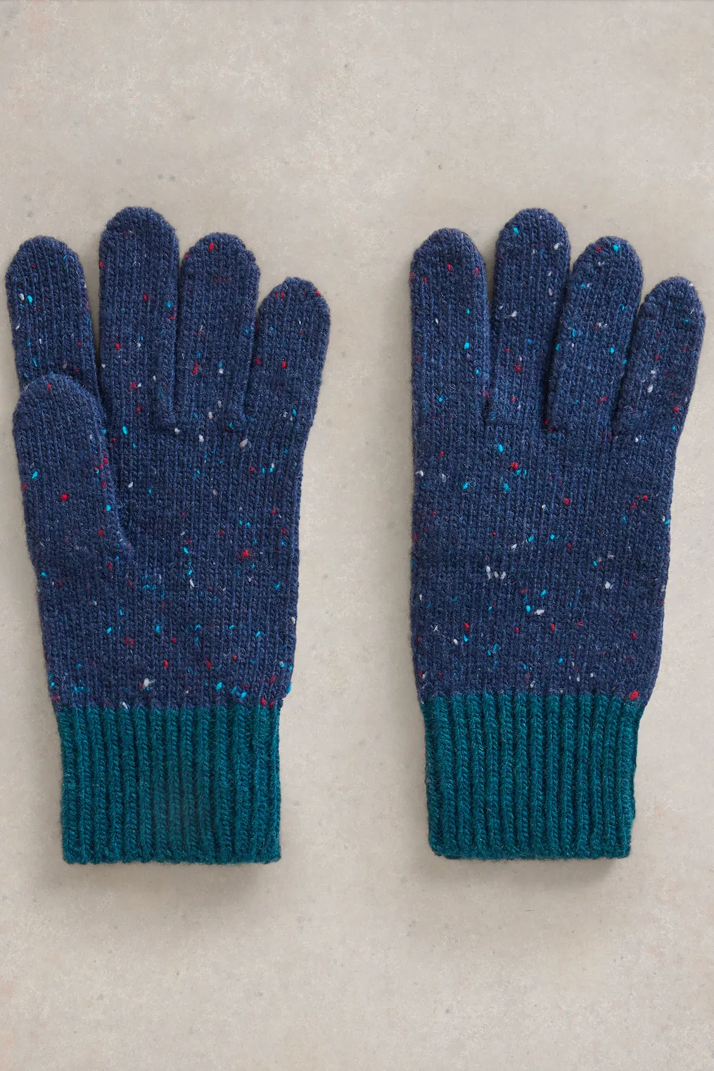 White Stuff Albie Knit Gloves