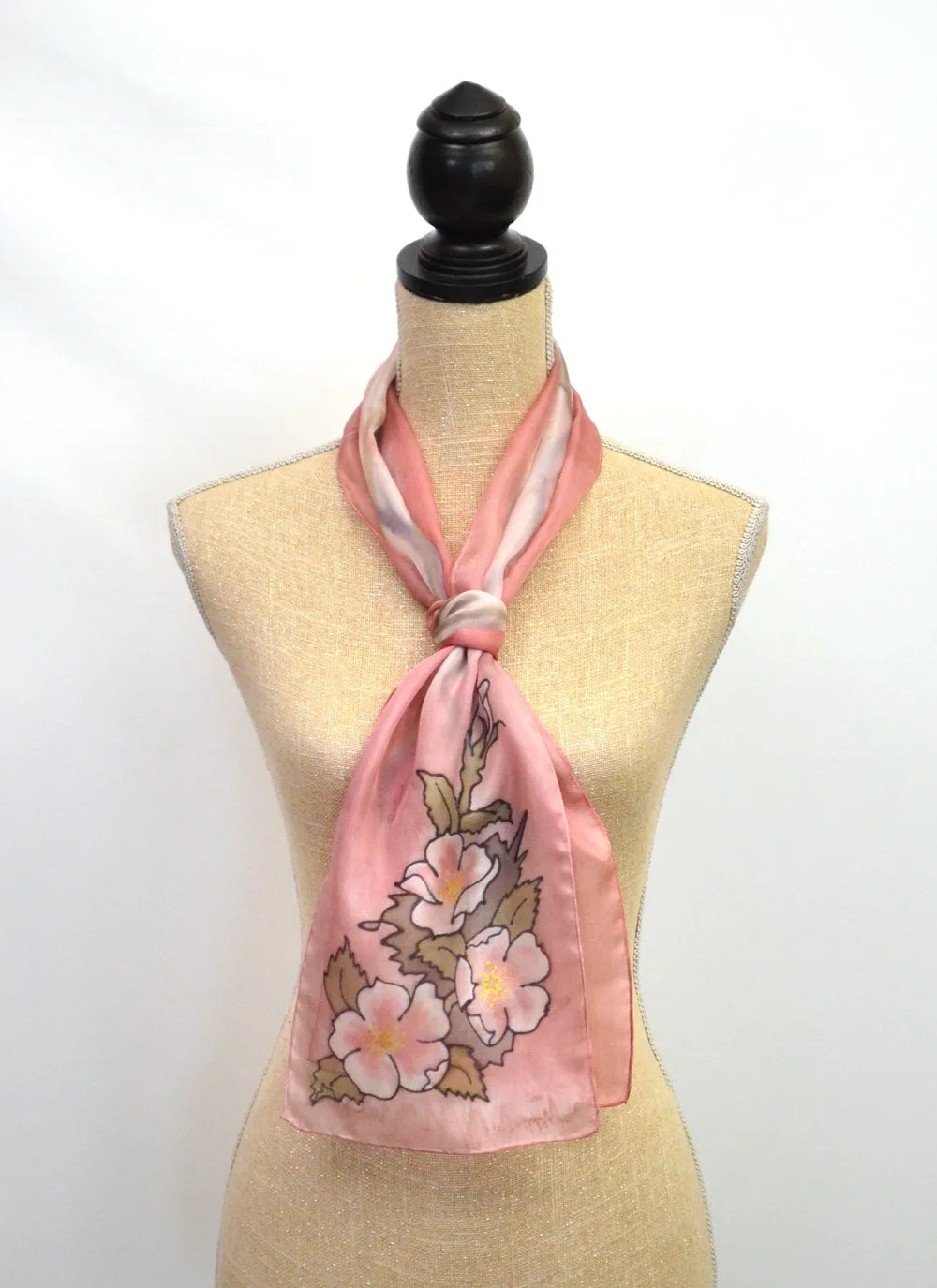 Wild Rose Scarf | 8"x54"