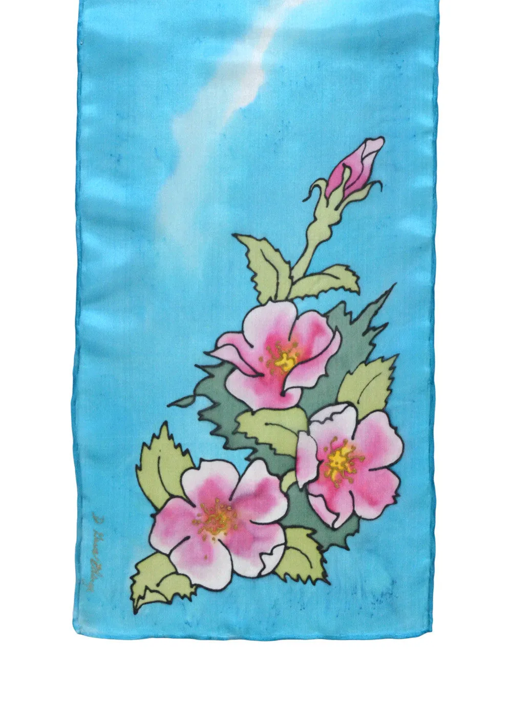 Wild Rose Scarf | 8"x54"