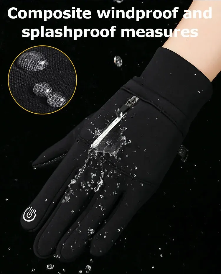 Winter Gloves Waterproof Thermal Sport Glove for Men Women for Running Cycling Driving Ski Hiking Warm Glove for Work