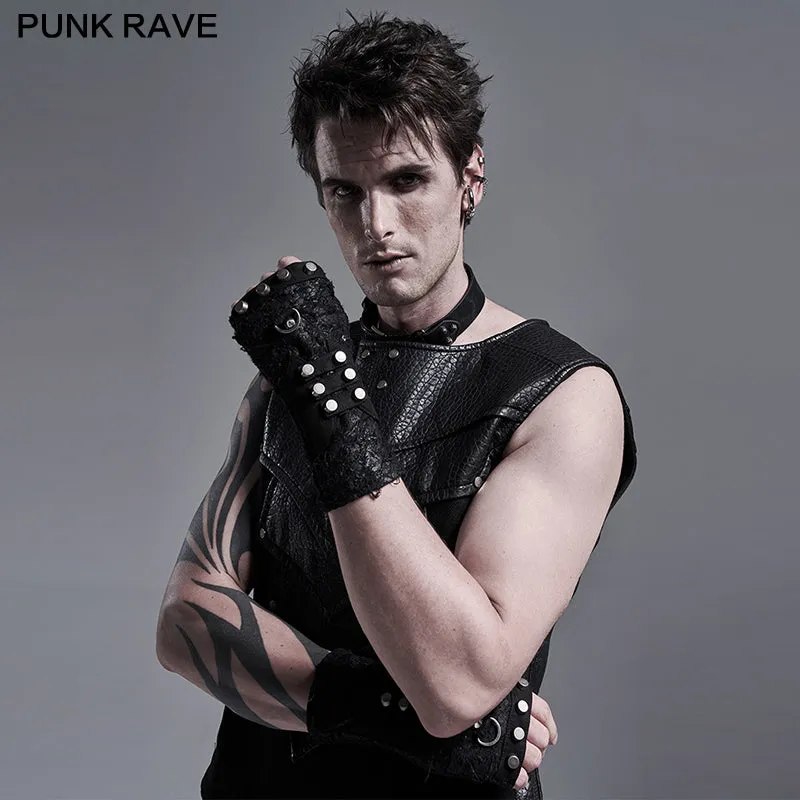 WS-373SSM PUNK knitted gloves